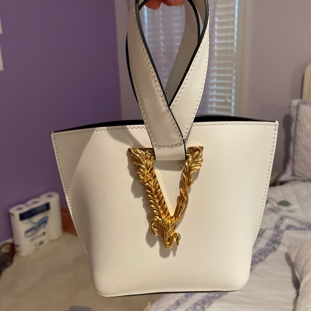 Versace Virtus Bucket Bag
